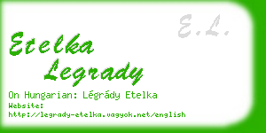 etelka legrady business card
